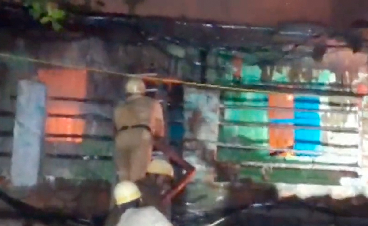 Massive Fire Breaks Out At Building In Kolkata, 8 Fire Engines On Spot