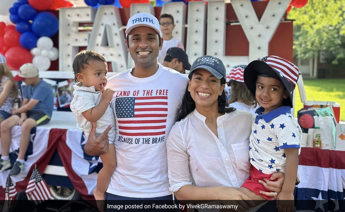 Republican Presidential Candidate Vivek Ramaswamy Is Offering Rs 80 Lakh For Nanny: Report