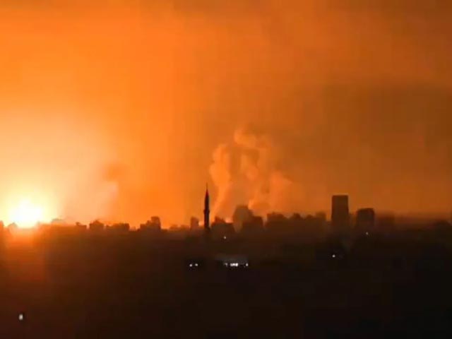 Israel's "Most Intense" Strikes On Gaza, Hamas Says Fired Rockets