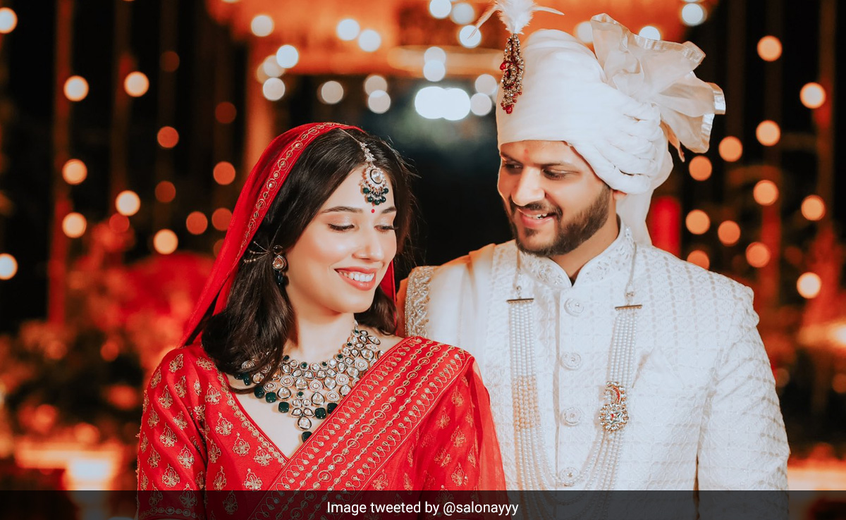 "Our Parents Said Yes": Content Creator Saloni Gaur Gets Married, Shares Pics