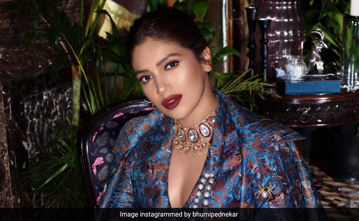 Bhumi Pednekar Makes A Stylish Power Move In A Floral Pantsuit