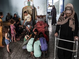 Scared, Without Food, No Place To Go: Thousands Flee As Israel Pounds Gaza Scared, Without Food, No Place To Go: Thousands Flee As Israel Pounds Gaza