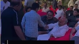 On Camera, Cash Shower Around Him, Karnataka Minister Sits With Notes On Feet