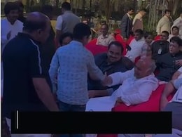 On Camera, Cash Shower Around Him, Karnataka Minister Sits With Notes On Feet On Camera, Cash Shower Around Him, Karnataka Minister Sits With Notes On Feet