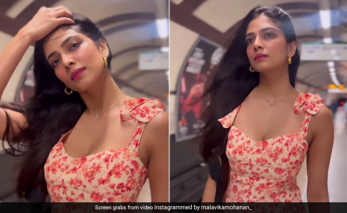 Malavika Mohanan's Fresh Floral Dress Will Make You Lose Track Of What Season It Is In London