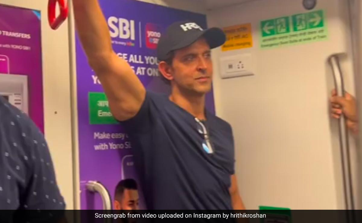Hrithik Roshan Took The Metro To Work: "Saved My Back For The Action Shoot"