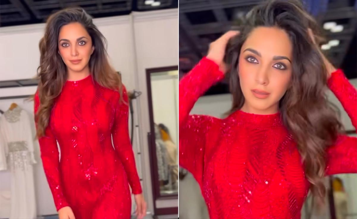 Kiara Advani's Glitzy Manish Malhotra Bodysuit Proves Her "Glam Squad Was Really Feeling It"
