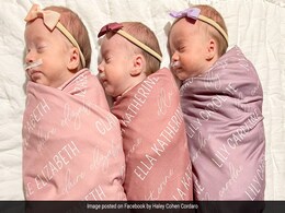 US Couple Welcomes "Spontaneous Triplets" In Rare Occurrence US Couple Welcomes "Spontaneous Triplets" In Rare Occurrence