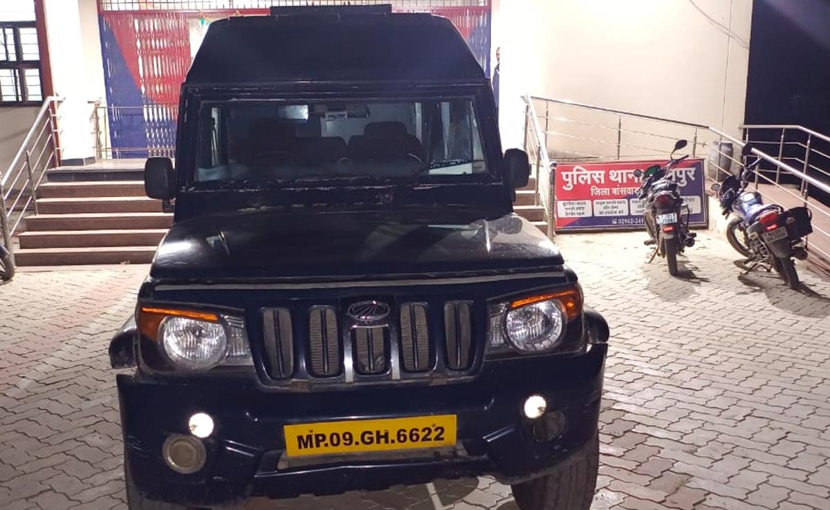 इस ब्लैक बोलेरो से 14 करोड़ का सोना-चांदी लेकर MP से राजस्थान आ रहे थे 3 लोग, पुलिस ने पकड़ा