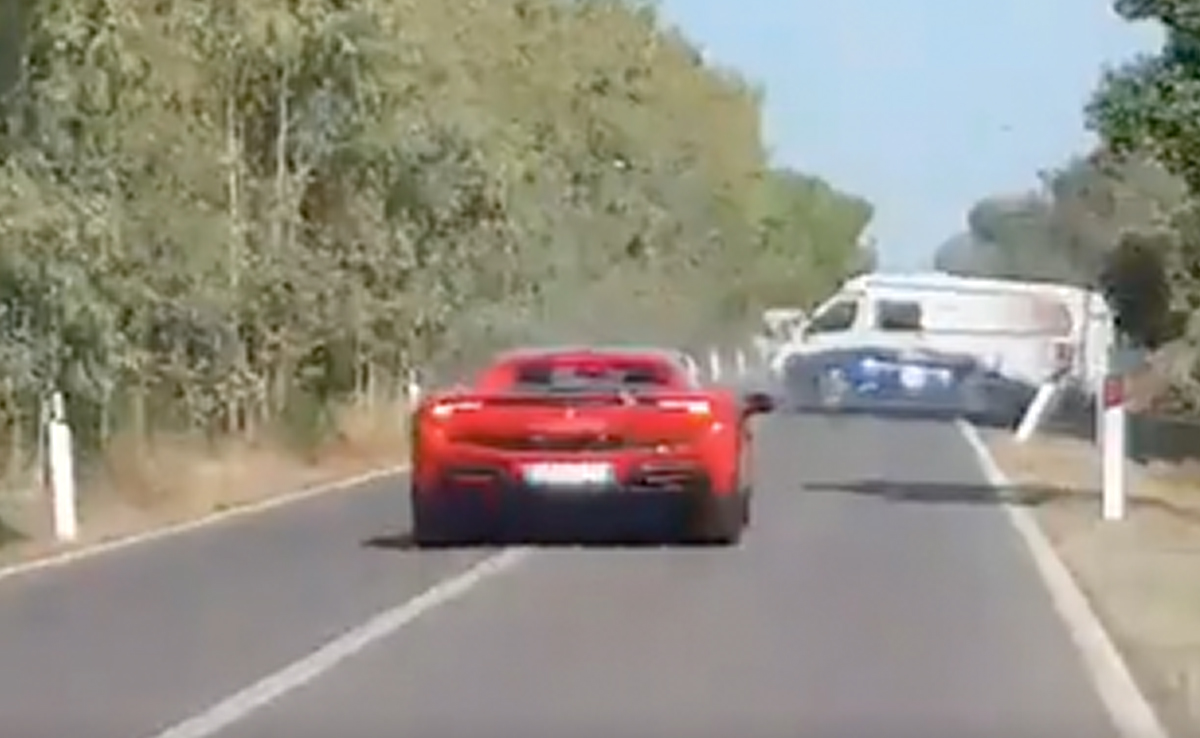 Video Shows Moment Actor Gayatri Joshi's Lamborghini Crashed Into Ferrari