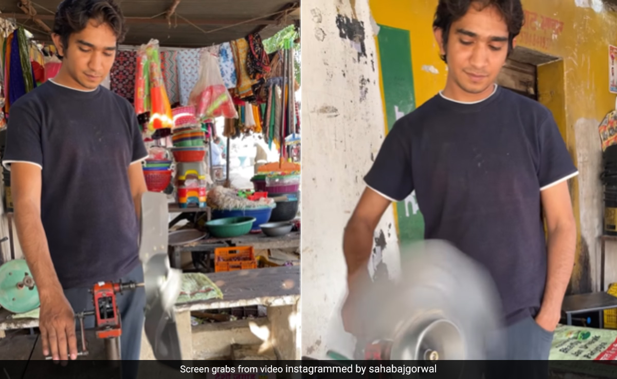 शख्स ने बना डाला बिना बिजली के चलने वाला पंखा, कमाल का जुगाड़ देख लोग बोले- क्या कारीगरी है भाई...