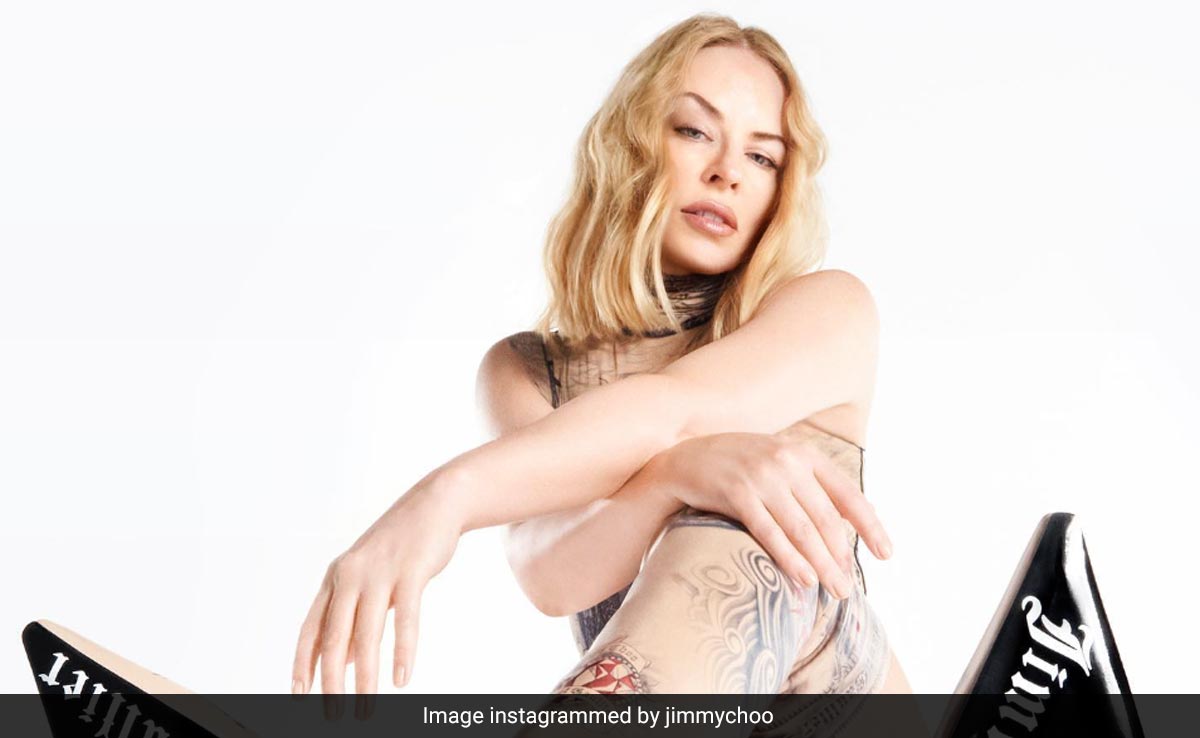 We "Can't Get" Kylie Minogue As The Face Of Jimmy Choo X Jean Paul Gaultier "Out Of Our Heads"
