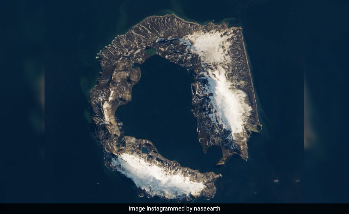 ''Enter If You Dare'': NASA Shares Stunning Satellite Image Of 'Deception Island'