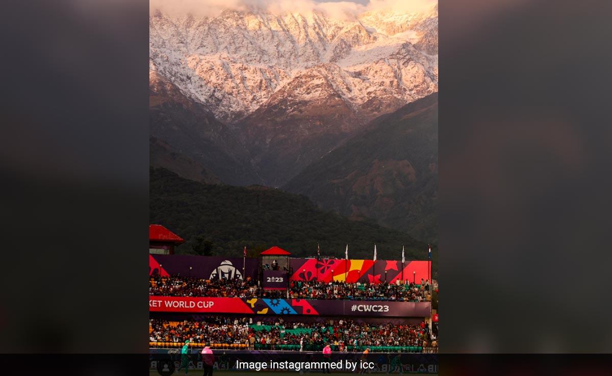 "Cinematic Experience": Breathtaking Pics Of Dharamshala Cricket Stadium Stun Internet