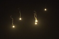 After Israel's Airstrikes, Gaza Fires Missiles Late At Night After Israel's Airstrikes, Gaza Fires Missiles Late At Night