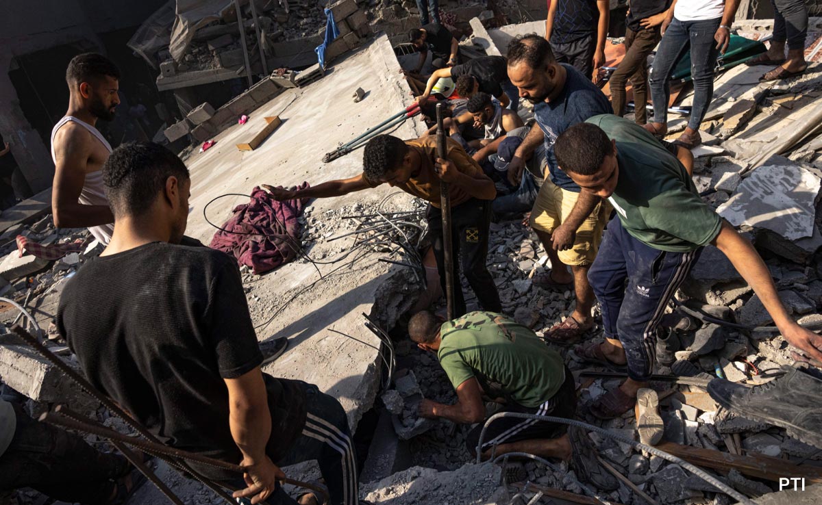 Updates: As Israel Bombards Gaza, Over 4 Lakh Forced To Flee Homes