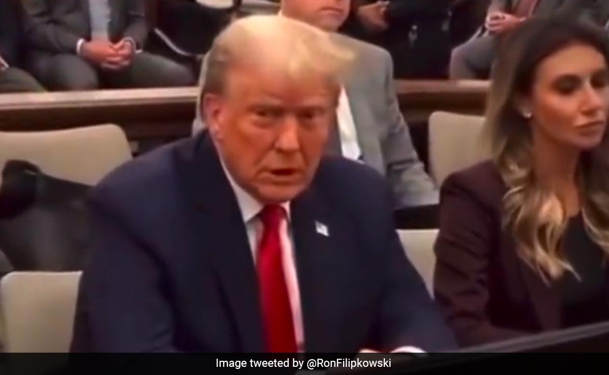 Watch: Donald Trump Wears A Gloomy Expression At New York Civil Fraud Trial