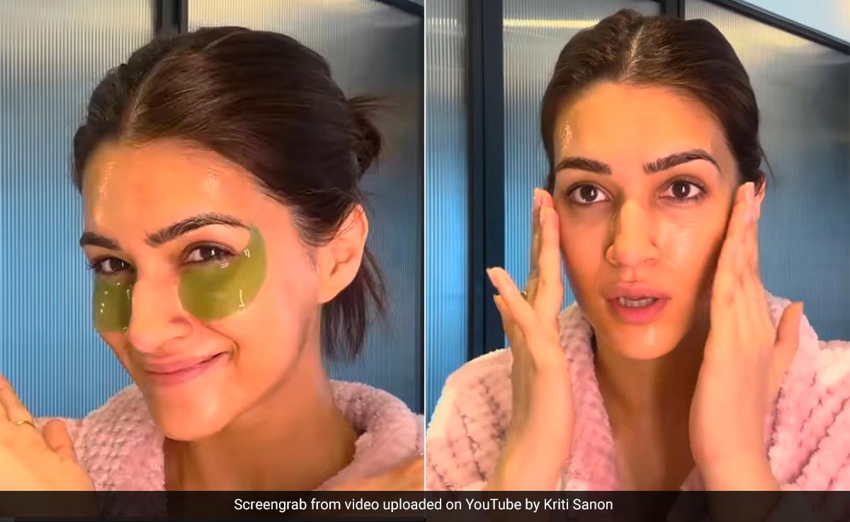 From Ice Dunking To Detoxifying, Kriti Sanon's Morning Skincare Routine Is Refreshing As Ever