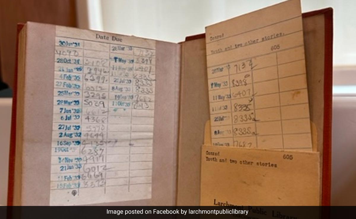 Book Returned To New York Library After 90 Years. Late Fee Is Surprising