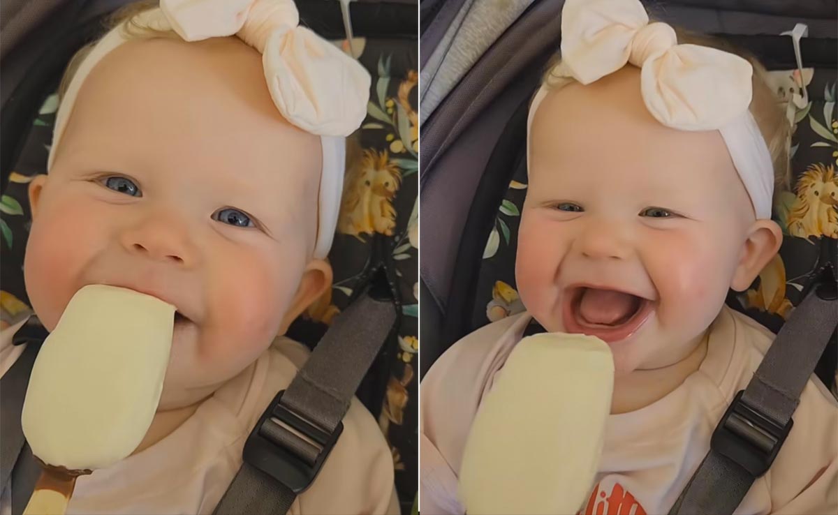 Viral Video: Baby's "Real Serious" Reaction To Ice Cream Popsicle Gets 30 Million Views