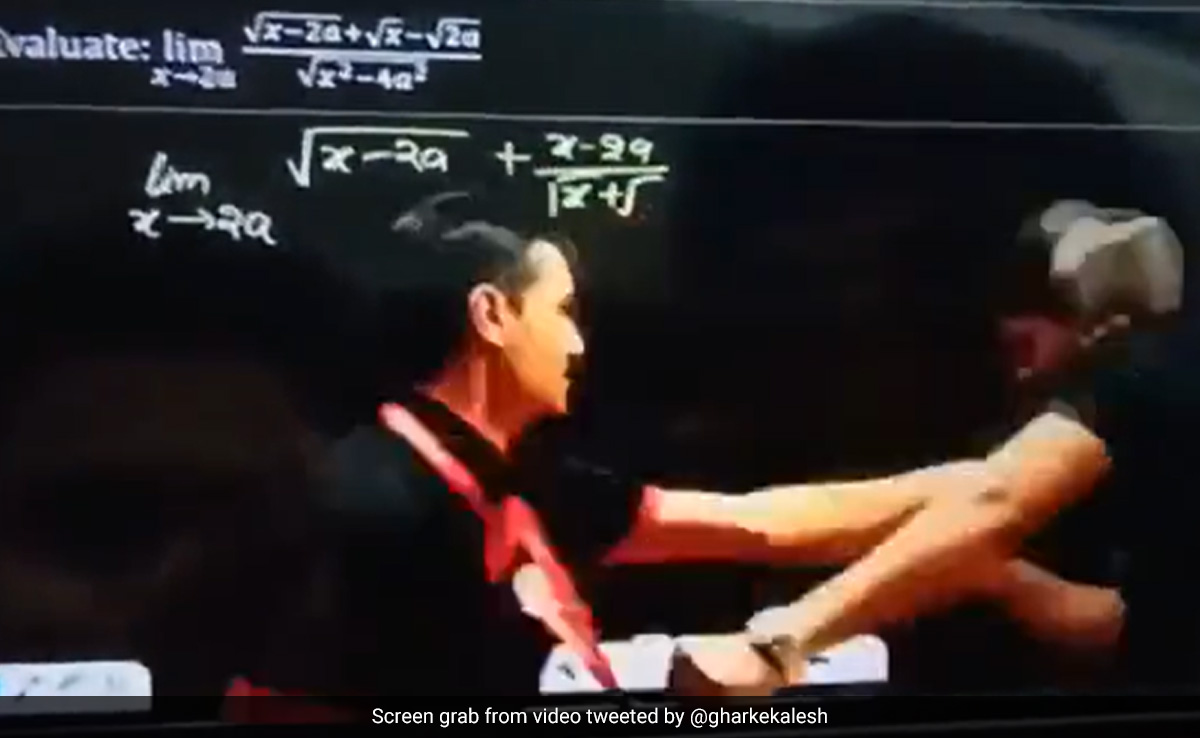 Video: Student Hits Physics Wallah Teacher With Slipper During Live Class
