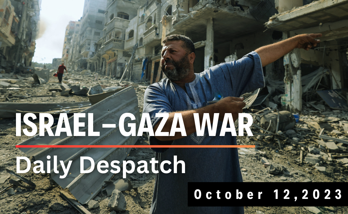 Daily Despatch: Israel's New Wartime Government, Gaza's Worsening Crisis