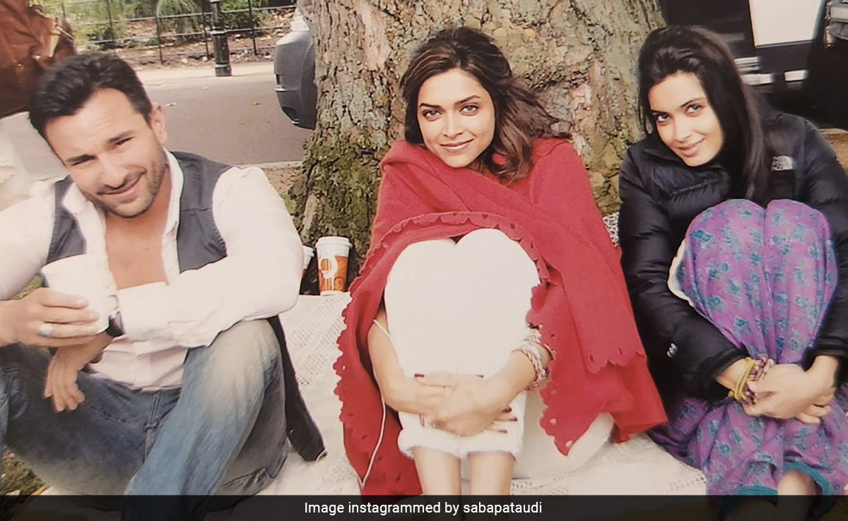 Deepika Padukone, Saif Ali Khan And Diana Penty In BTS Pics From <i>Cocktail</i>