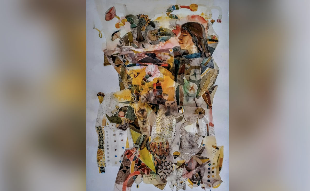 MP के लिए गौरव के पल; साउथ कोरिया अंतरराष्ट्रीय कला पर्व में बृजमोहन आर्य की पेंटिंग को मिला स्थान