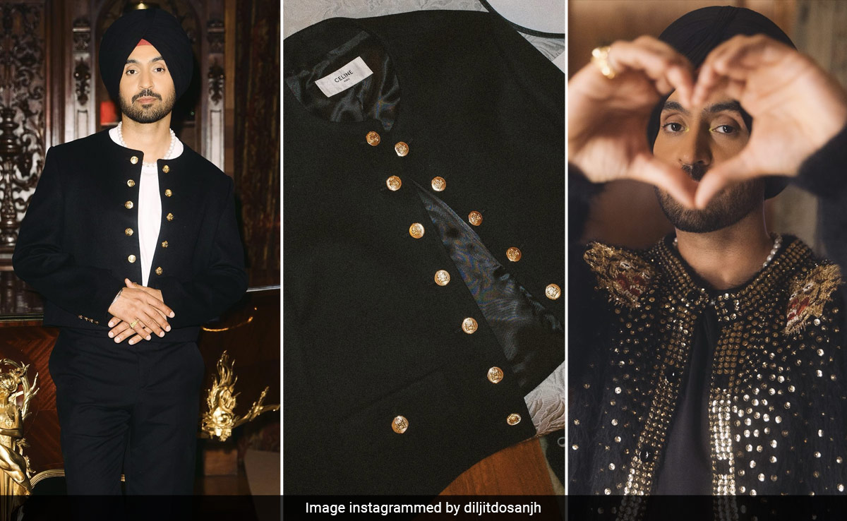Diljit Dosanjh's Sleek Black Celine Jackets For <i>Ghost's</i> Music Video Work The Double Shift To Look Twice As Swag