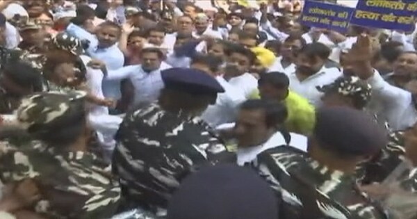 AAP's Massive Protest Over Party Leader's Arrest