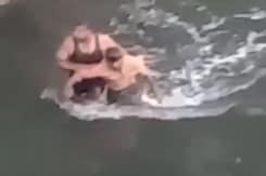 Video: Man Jumps Into Canal, Rescued By Alert UP Cop Video: Man Jumps Into Canal, Rescued By Alert UP Cop