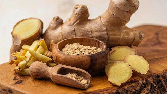 Add freshly grated or sliced ginger to various dishes like stir-fries, soups, curries, and salads