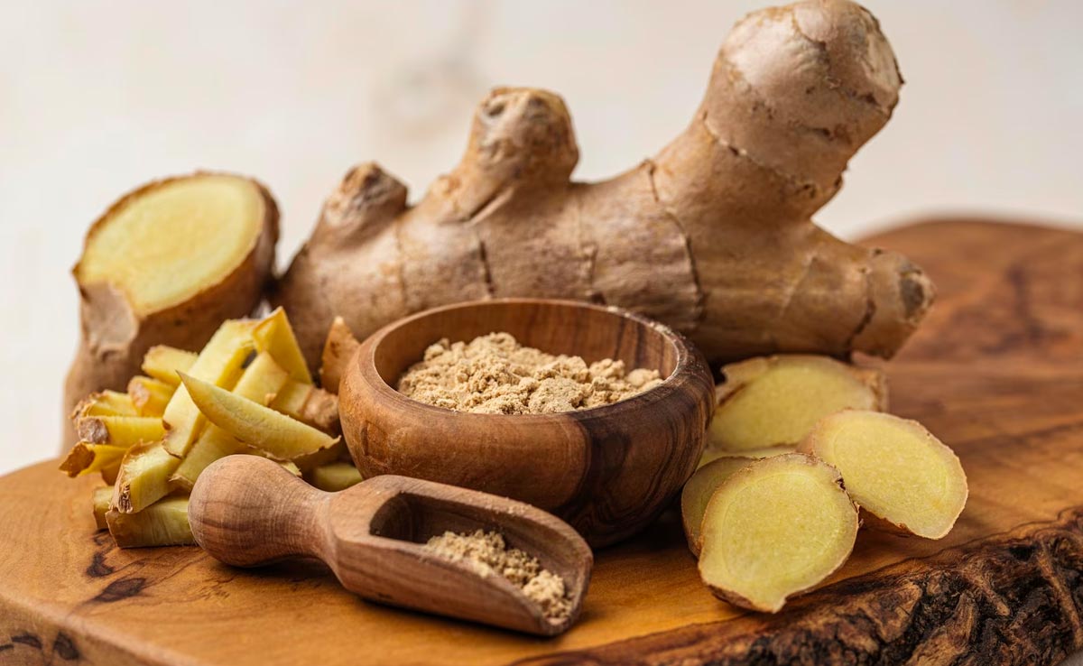 Add freshly grated or sliced ginger to various dishes like stir-fries, soups, curries, and salads