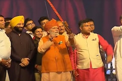 PM Burns Ravana Effigy At Dussehra Celebrations In Delhi's Dwarka PM Burns Ravana Effigy At Dussehra Celebrations In Delhi's Dwarka