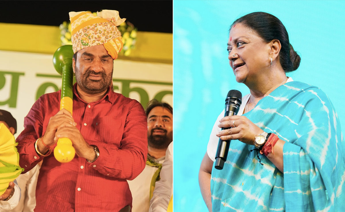 Rajasthan Election 2023: 'मैंने वसुंधरा राजे को सत्ता में आने से रोका', हनुमान बेनीवाल बोले- 'दोनों पार्टियों का आपस में एका'