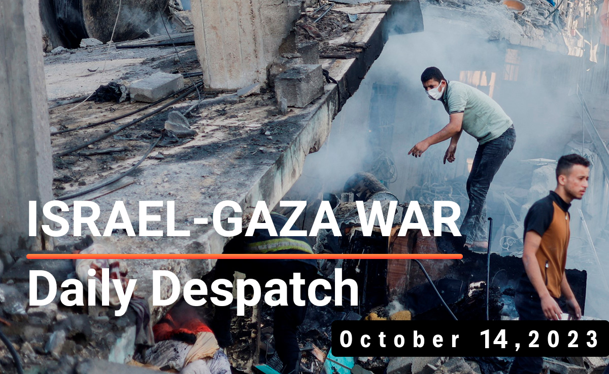 Daily Despatch: Hamas Trying To Prevent Palestinian Civilians In Gaza From Fleeing