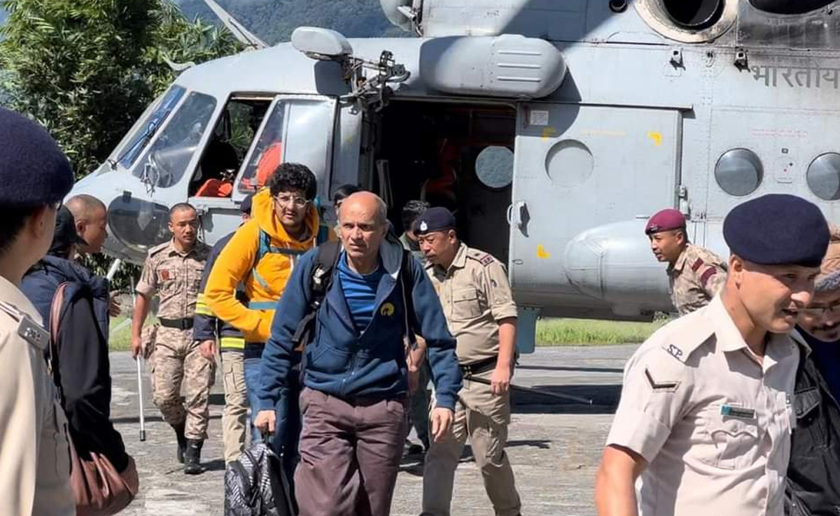 Air Force Conducts Disaster Relief Operations In Sikkim