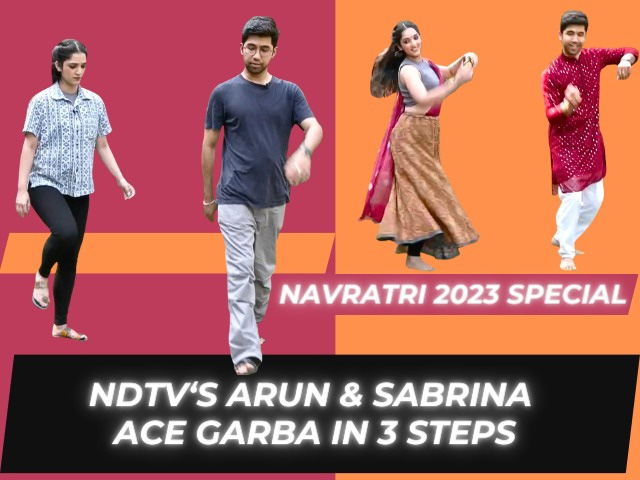 Sabrina and Arun Ace Garba In 3 Steps | Navratri Special