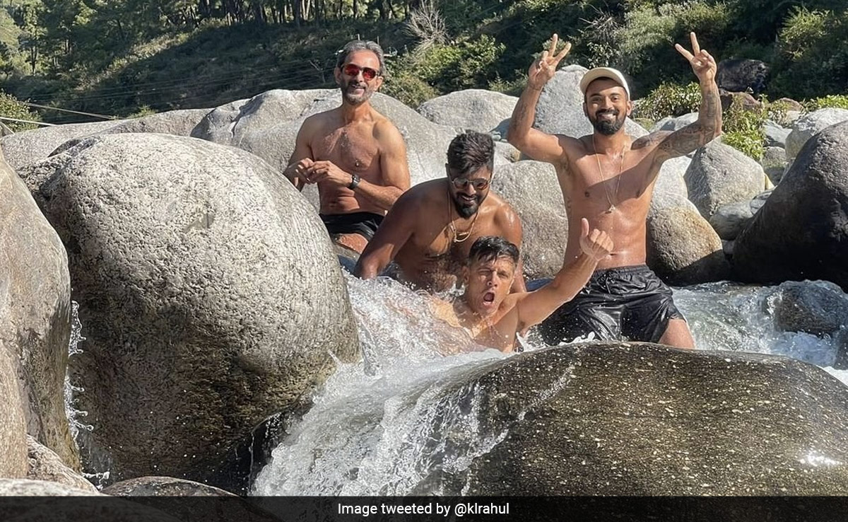 नदी में मस्ती करते नज़र आए केएल राहुल, तस्वीर देख लोगों ने कहा- जलवा बरकरार रहे!