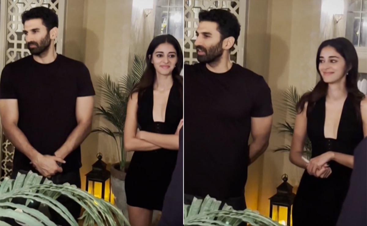 Ananya Panday And Aditya Roy Kapur, Twinning And Winning At Dinner Date