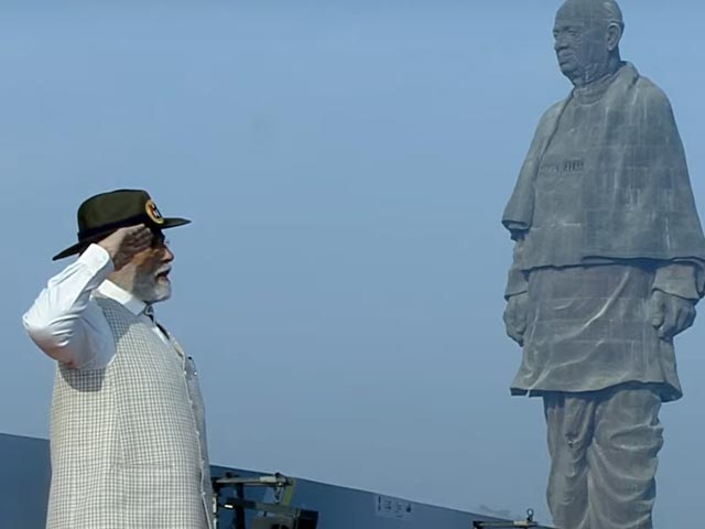 PM Modi's Tribute To Sardar Patel At Gujarat's Statue Of Unity