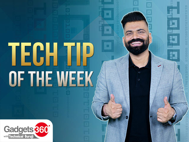 Gadgets 360 With Technical Guruji: Tech Tip [October 21, 2023]
