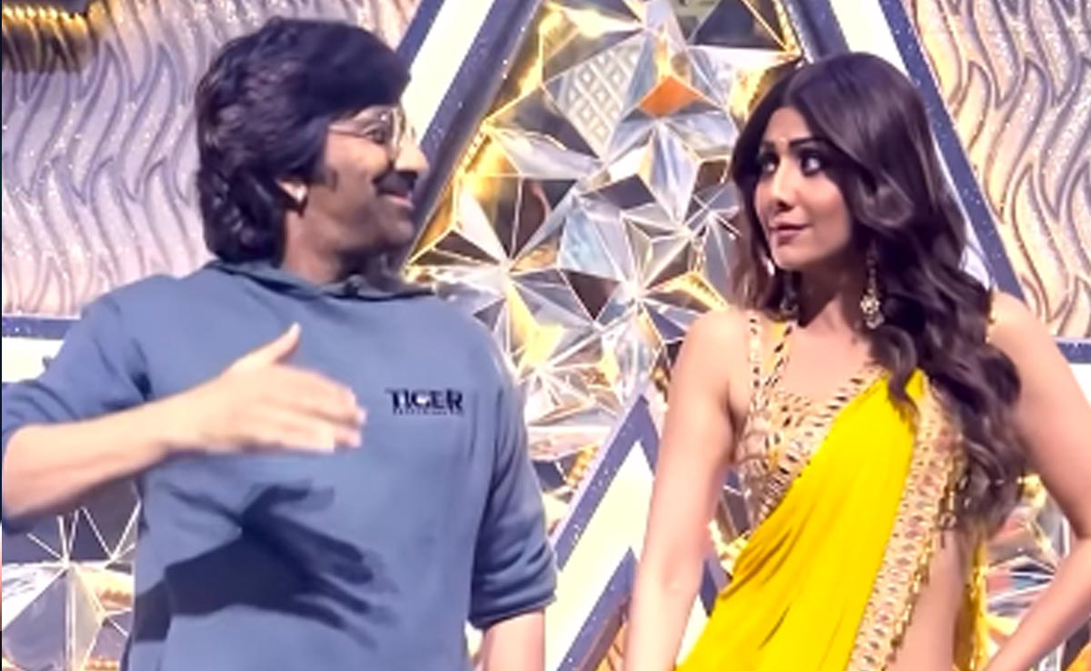 Nothing, Just Ravi Teja And Shilpa Shetty Dancing In Style To <i>Ek Dum Ek Dum</i>