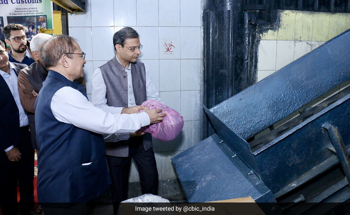 Delhi Customs Disposes Off 328 Kg Narcotic Drugs, 80 Lakh Foreign Origin Cigarettes