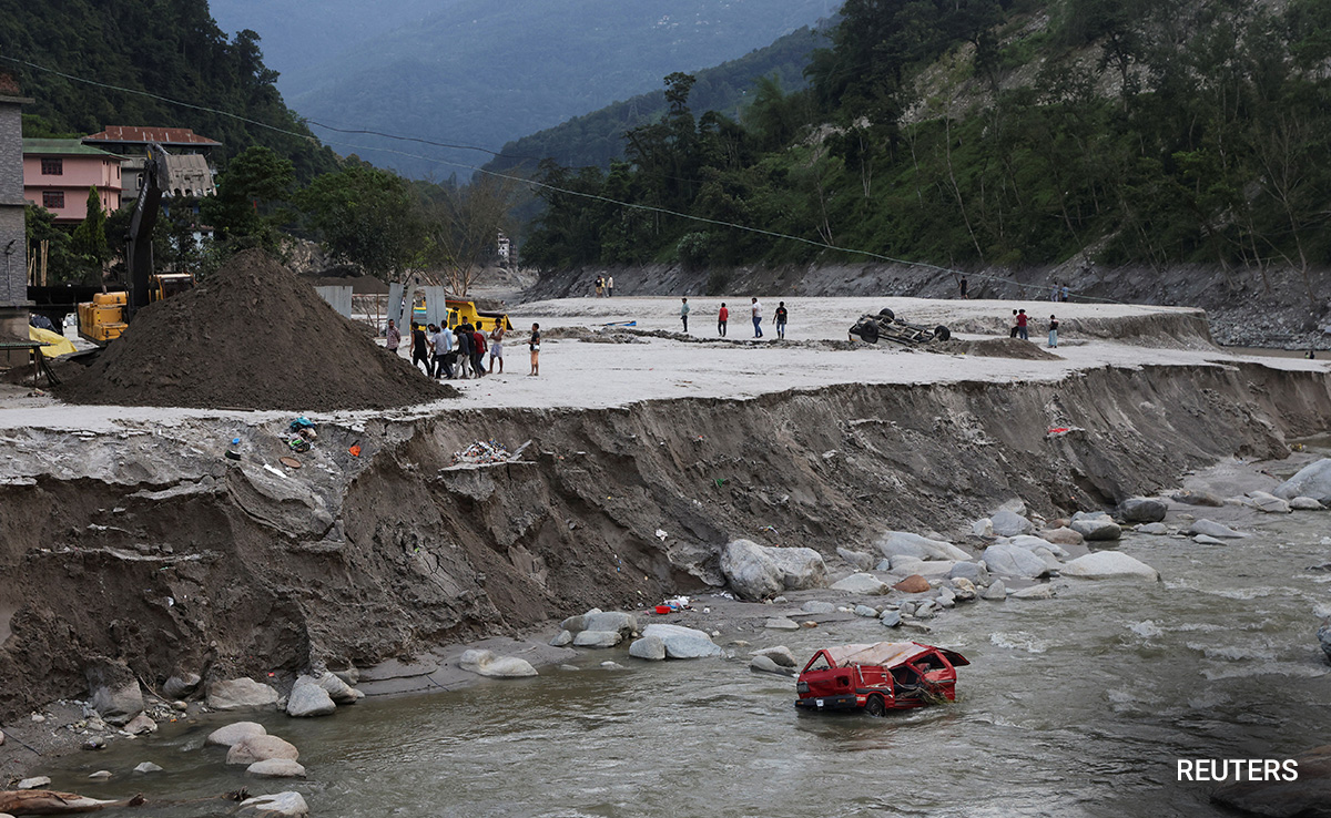 Temporary Bridges Built To Reconnect Flood-Hit Sikkim, Rescue Ops Still On