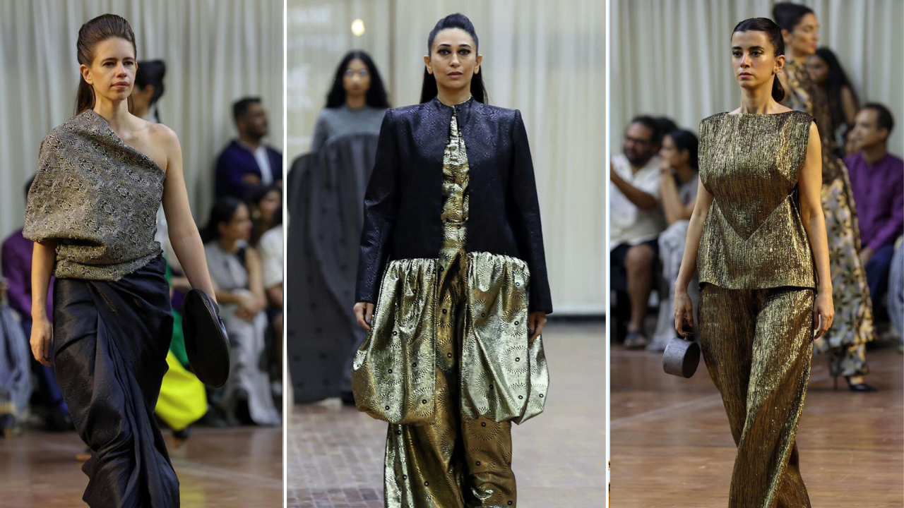 Lakme Fashion Week 2023: Karisma Kapoor, Saba Azad And Kalki Koechlin Made Stunning "Not Showstoppers" On The Same Ramp In Elegant Raw Mango Ensembles