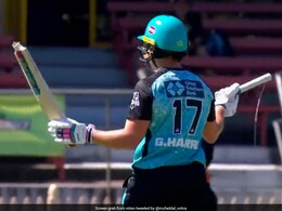 Watch: England Star Grace Harris Hits Six With Broken Bat In WBBL, Video Goes Viral