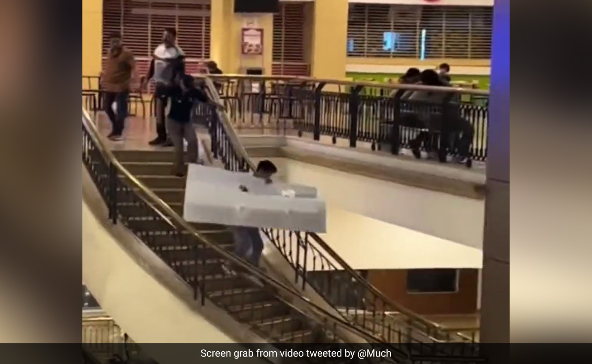 Viral Video: Taylor Swift Fan Escapes Mall Security With 'Eras Tour' Poster