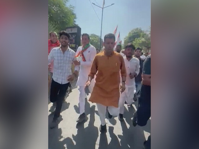 Congress MLA Jitu Patwari Runs To File Nomination
