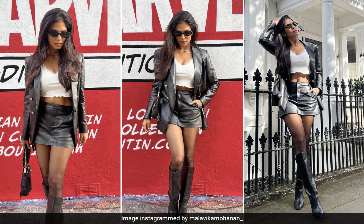 You Can Tell It Is Leather Weather When Malavika Mohanan Is In London Town